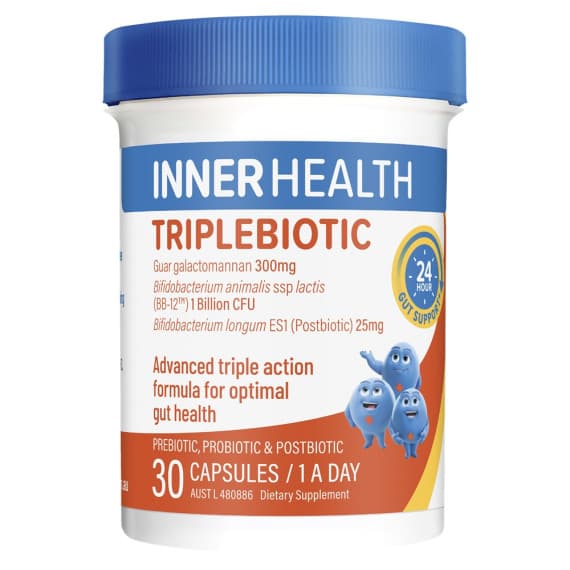 Inner Health TripleBiotic 30 Capsules for Gut Health - Pharmacy Direct