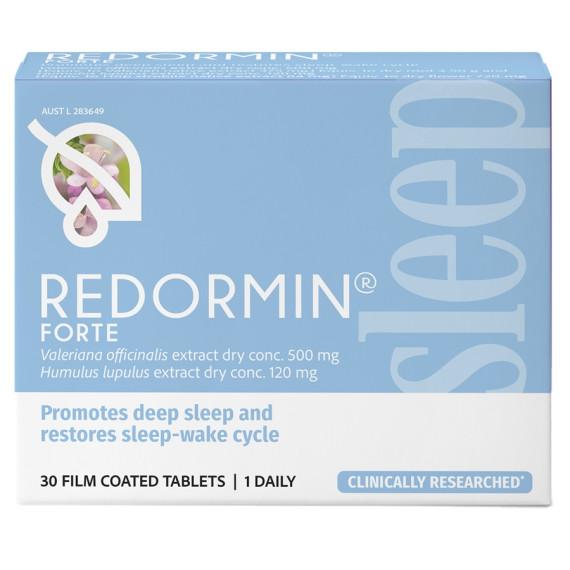Redormin Forte Sleep Tablets 30 Pack - Natural Sleep Aid at Pharmacy Direct