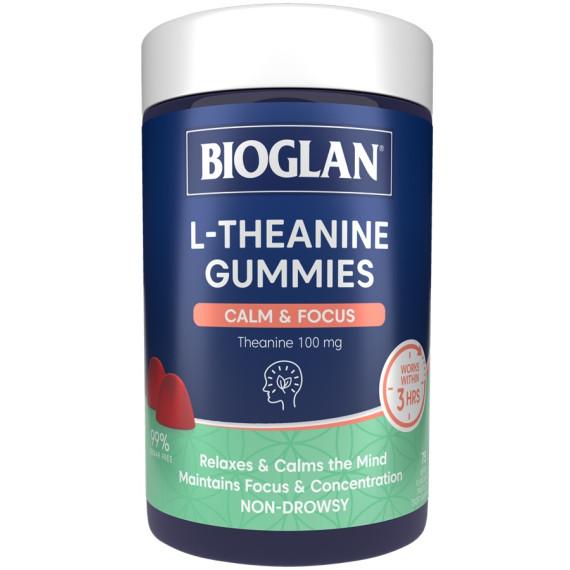 Buy Bioglan L Theanine Gummies Calm And Focus 75 Soft Gummies Online Pharmacy Direct AU