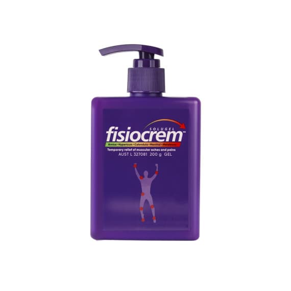 Fisiocrem Solugel Pump 200g - Buy Online at Pharmacy Direct for Pain Relief