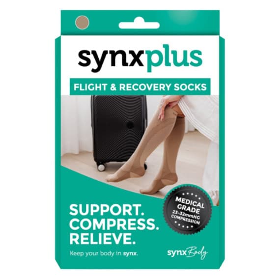 Buy Synxbody Synxplus Flight and Recovery Socks XL Online Pharmacy Direct AU