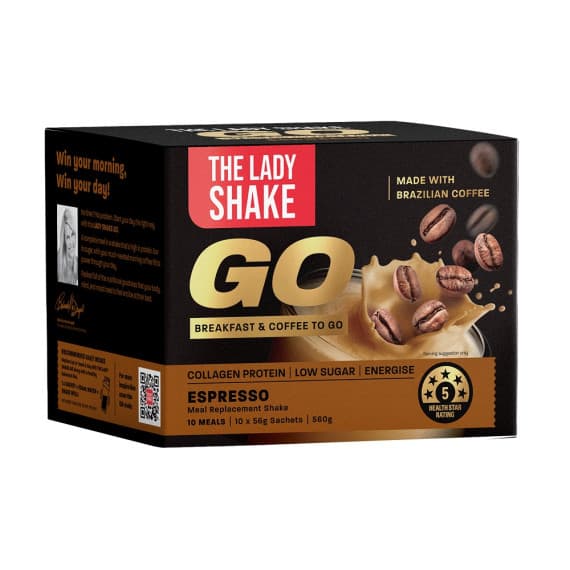 Buy The Lady Shake Go Espresso 840g Online Pharmacy Direct AU