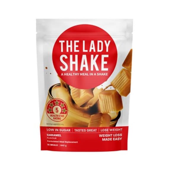 The Lady Shake Salted Caramel 840g - Healthy Meal Shake | Buy Online Pharmacy Direct