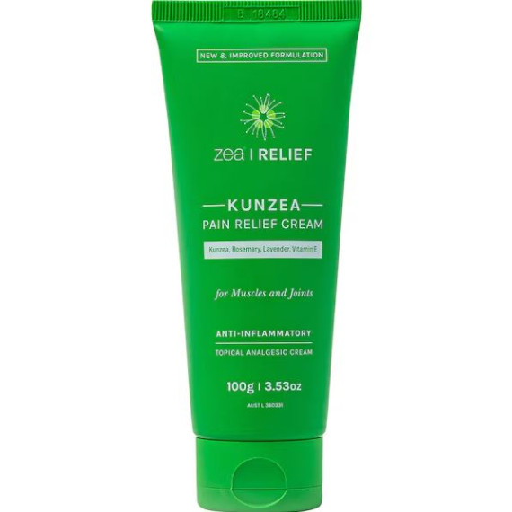 Zea Relief Kunzea Pain Relief Cream 100g for muscle and joint relief - Pharmacy Direct
