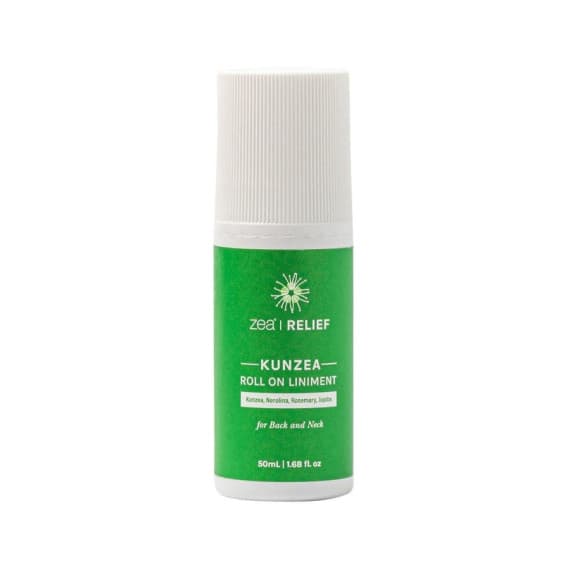 Zea Relief Kunzea Roll-On Liniment 50ml for muscle relief - Buy online at Pharmacy Direct