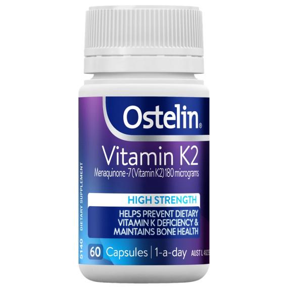 Buy Ostelin Vitamin K2 60 Capsules Online Pharmacy Direct AU