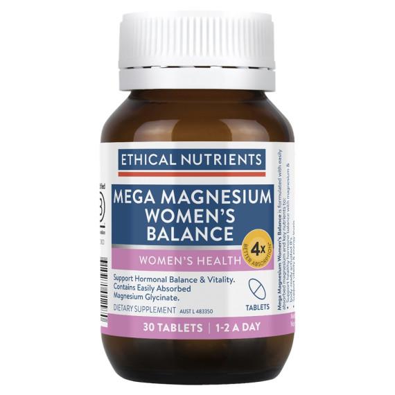 Ethical Nutrients Mega Magnesium Women's Balance 30 Tablets at Pharmacy Direct