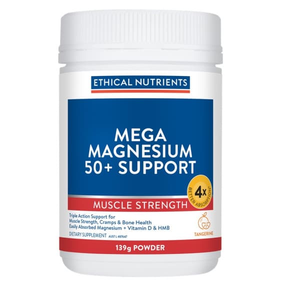 Ethical Nutrients Mega Magnesium 50 Plus Support 139g supplement at Pharmacy Direct