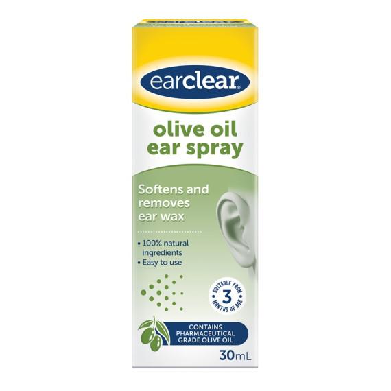 Ear Clear Olive Oil Spray 30ml - Buy Online at Pharmacy Direct