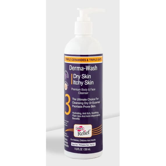 Hope's Relief Derma Wash 350ml gentle body cleanser at Pharmacy Direct