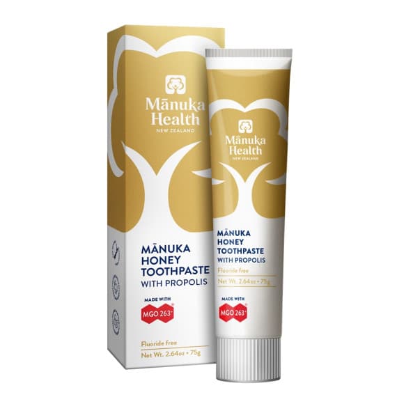 Manuka Health Honey and Propolis Toothpaste 75g available at Pharmacy Direct