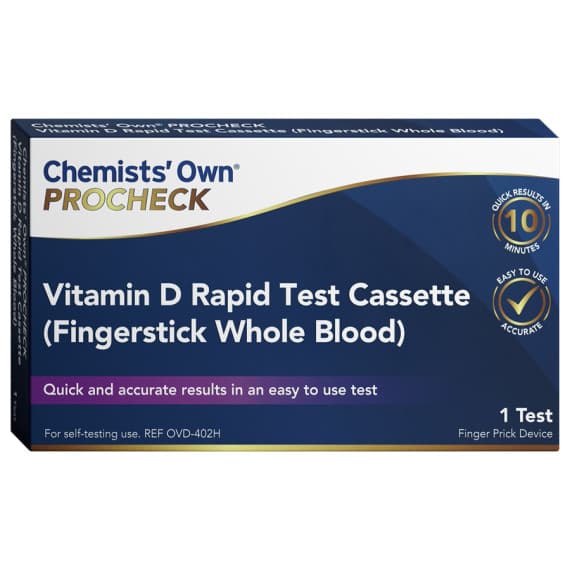 Chemist's Own ProCheck Vitamin D Test - Buy Online at Pharmacy Direct