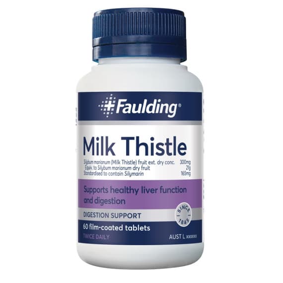 Buy Faulding Milk Thistle 60 Tablets Online Pharmacy Direct AU