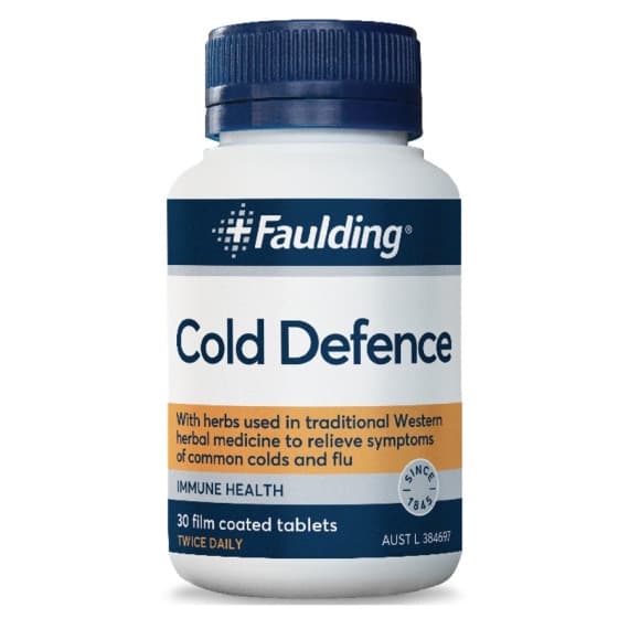 Faulding Cold Defense 30 Tablets for immune support and cold prevention - Pharmacy Direct