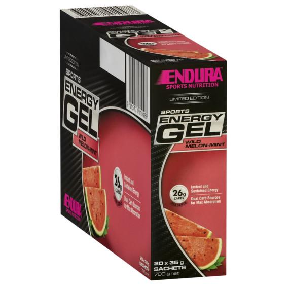 Endura Sports Energy Gel Wild Melon Mint 35g box - Pharmacy Direct