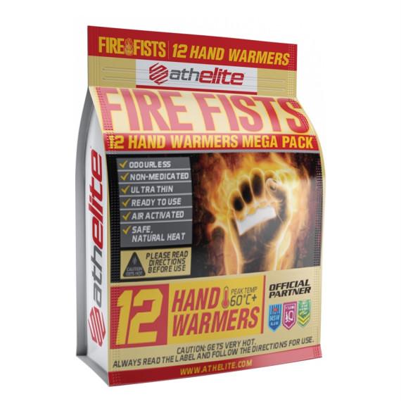 Athelite Fire Fists 12 Hand Warmers Mega Pack for lasting warmth - Pharmacy Direct