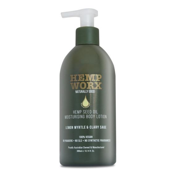 Hemp Worx Lemon Myrtle & Clary Sage Body Lotion 300ml at Pharmacy Direct