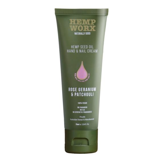 Hemp Worx Rose Geranium Patchouli 75ml Hand Cream at Pharmacy Direct