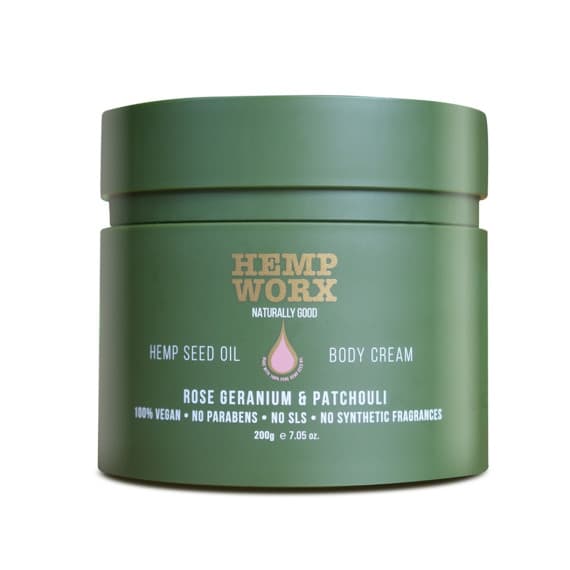 Hemp Worx Body Cream 200g for skin hydration at Pharmacy Direct