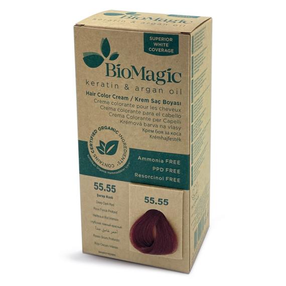 Bio Magic Hair Colour Deep Dark Red 55-55 by Pharmacy Direct