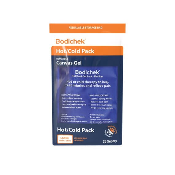 Bodicheck Hot Cold Canvas Gel Pack 18x28cm for pain relief - Pharmacy Direct