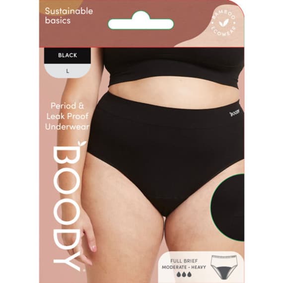 Buy Boody Period And Leak Proof Full Brief Moderate To Heavy Large Online Pharmacy Direct AU