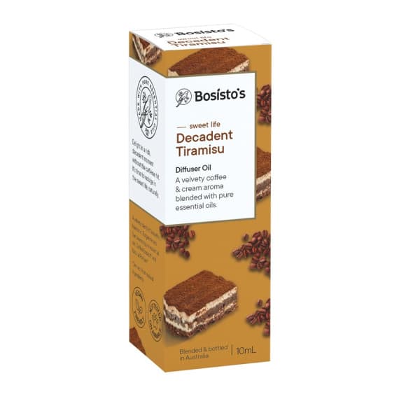 Bosisto's Decadent Tiramisu Diffuser Oil 10ml available at Pharmacy Direct online