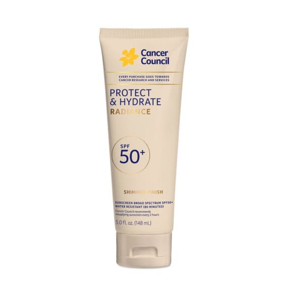 Cancer Council Protect & Hydrate Coconut SPF50+ sunscreen available at Pharmacy Direct
