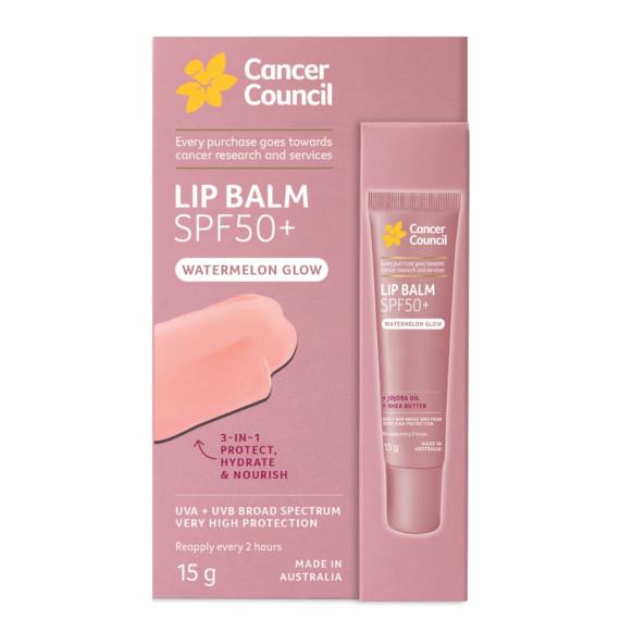 Cancer Council Lip Balm SPF50+ Watermelon - Buy Online Pharmacy Direct