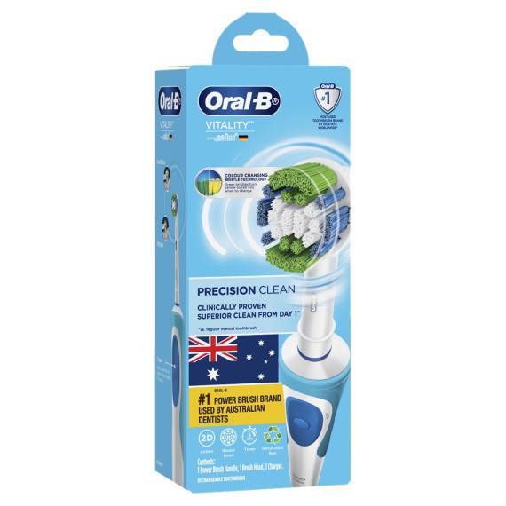 Oral-B Vitality Precision Clean Electric Toothbrush for deep cleaning - Pharmacy Direct