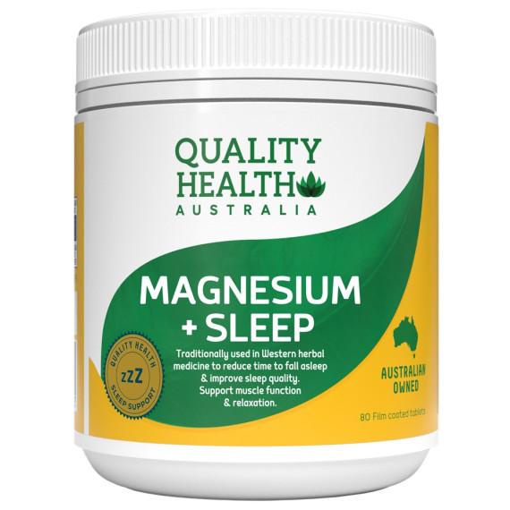 Quality Health Magnesium Plus Sleep capsules for restful nights at Pharmacy Direct