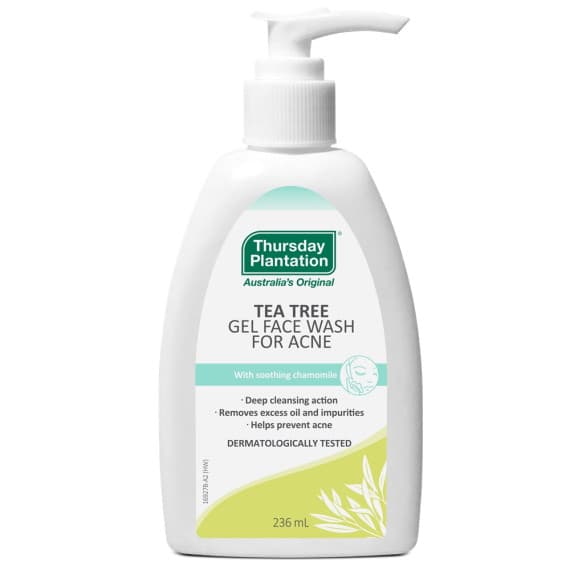 Buy Thursday Plantation Tea Tree Acne Gel Face Wash Online Pharmacy Direct AU