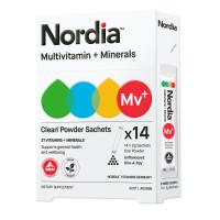 Nordia Multivitamin Plus Minerals Clean Unflavoured Powder 14 Pack