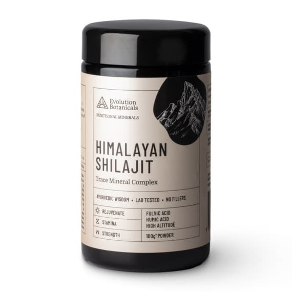 Evolution Botanicals Shilajit Powder 100g natural supplement - Pharmacy Direct