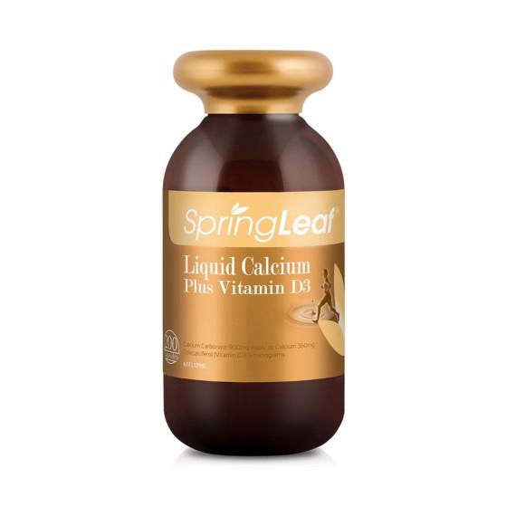 Buy SpringLeaf Liquid Calcium Plus Vitamin D3 200 Capsules Online Pharmacy Direct AU