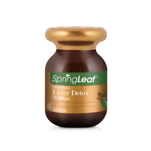 Buy SpringLeaf  Ultra Strength Liver Detox 51800mg 60 Capsules Online Pharmacy Direct AU