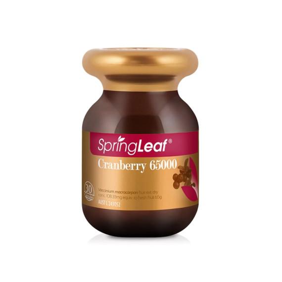 Buy SpringLeaf Cranberry 65000mg 30 Capsules Online Pharmacy Direct AU