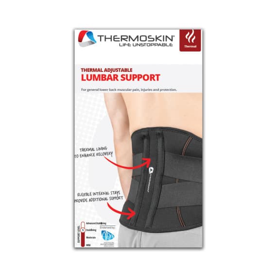 Buy Thermoskin Thermal Lumbar Support S/M Online Pharmacy Direct AU