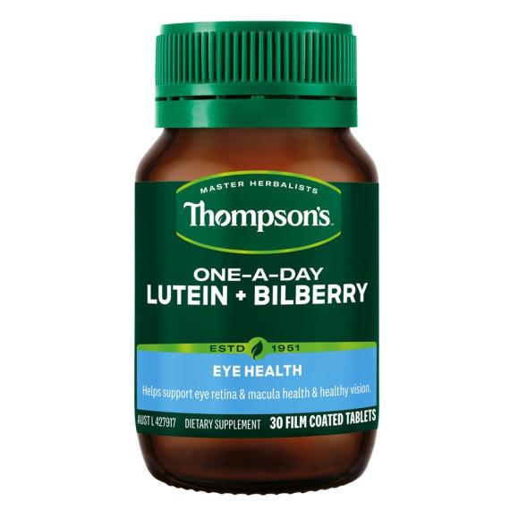Buy Thompsons 1 A Day Lutein Plus Bilberry 30 Tablets Online Pharmacy Direct AU