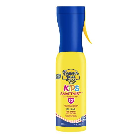 Buy Banana Boat Kids SmartMist Sunscreen Spray SPF50 Plus 200ml Online Pharmacy Direct AU
