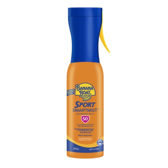 Buy Banana Boat Sport SmartMis Sunscreen Spray SPF50 Plus 200ml Online Pharmacy Direct AU