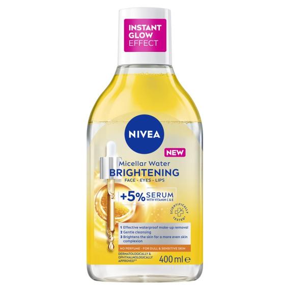 Nivea Micellar Water Brightening 400ml gently cleanses and brightens skin – Pharmacy Direct