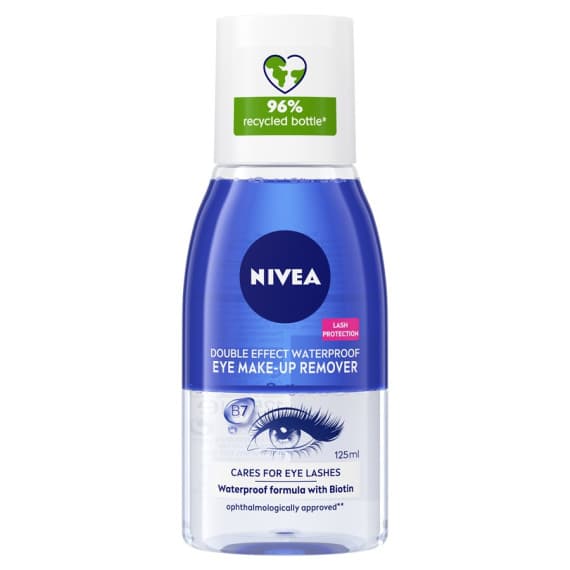 Nivea Double Effect Eye Make-Up Remover 125ml – Buy Online at Pharmacy Direct