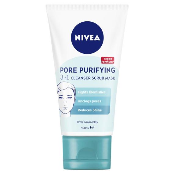 Nivea Pore Purifying 3in1 Cleanser 150ml – Buy Online at Pharmacy Direct