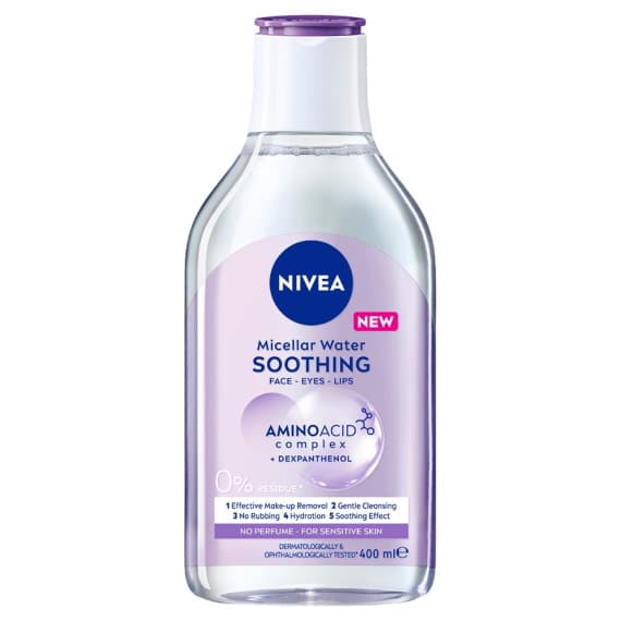 Nivea Micellar Water Soothing 400ml – Buy Gentle Cleanser Online at Pharmacy Direct