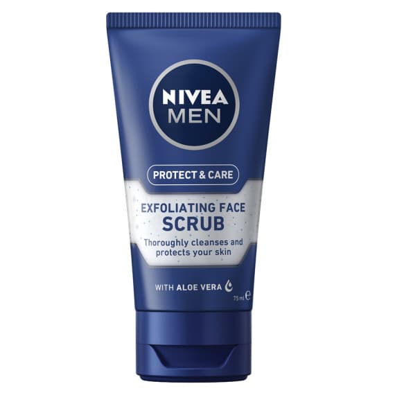 Nivea Men Protect and Care Exfoliating Face Scrub 75ml – Shop Online at Pharmacy Direct