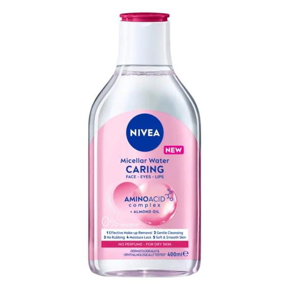 Nivea Caring Micellar Water gently cleanses and hydrates skin – Pharmacy Direct