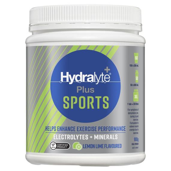 Buy Hydralyte Plus Sports Plus Electrolytes  Plus  Minerals Lemon Lime Flavoured Powder Online Pharmacy Direct AU