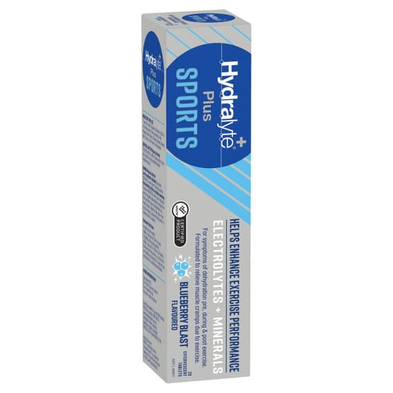 Hydralyte Plus Sport Blueberry Electrolytes – Hydration support for athletes – Pharmacy Direct