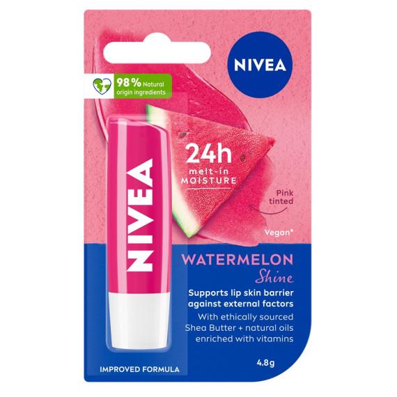 Nivea Watermelon Shine Lip Balm 4.8g – Hydrating and Protective Lip Care Online at Pharmacy Direct